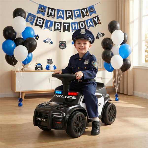 带闪光灯和警笛的儿童警车，18个月小警察的完美礼物+-8