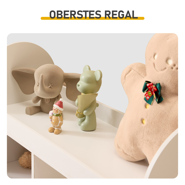 白色 密度板+刨花板 喷漆+贴面 3层架1挂衣杆 儿童衣柜 德国-9