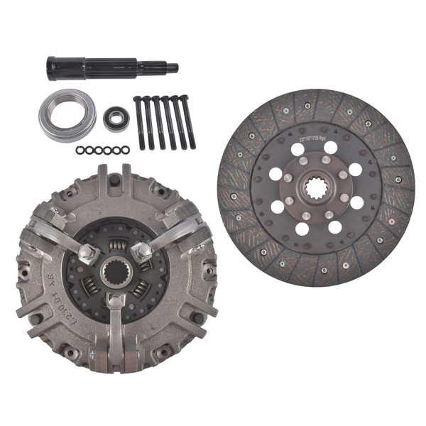 离合器 9" Dual Stage Clutch Kit w/ Bearings Replacement for John Deere 900 950 990 1050 1070 4005 Satoh Yanmar YM330 YM336 YM4300 CH18376 LVA801352-5