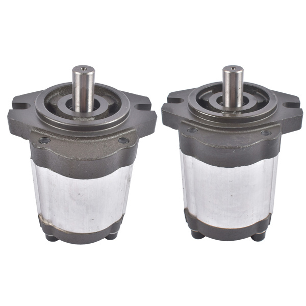 液压泵 2x Hydraulic Gear Pump Cast Iron Counter-Clockwise & Clockwise 3/4" Keyed Shaft-4