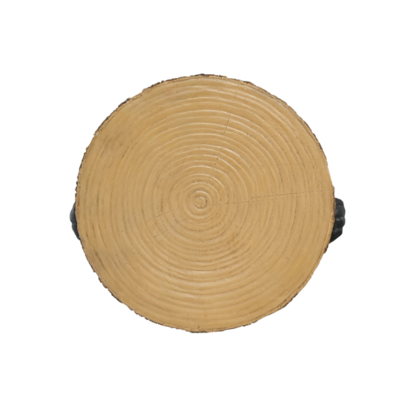 黑熊边桌/底座角几/凳，MGO熊雕像手绘雕塑，适用于家居、办公室、客厅和户外装饰，无需组装--不支持self-pick up-15