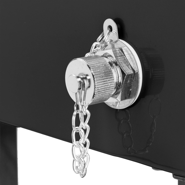 80qt 黑色箱体 黑色脚管 冷冻保温推车 91*87*48cm 长方形 铁 带排水管-21