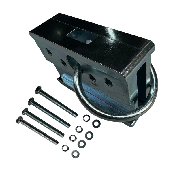 屋顶锚夹 2-Way Standing Seam Roof Anchor Clamp, 5000lbs Breaking Strength Replacement for 24 Gauge Vertical Seam Metal Roofs or Fixed Ladders,Roof Anchor with O-Ring and Bolts-4