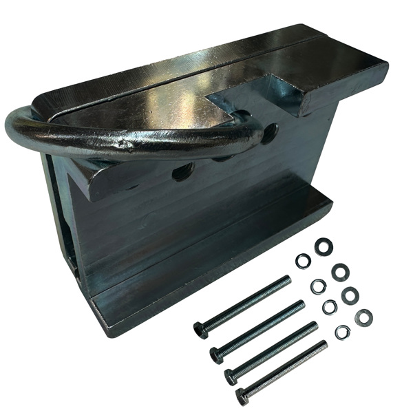 屋顶锚夹 2-Way Standing Seam Roof Anchor Clamp, 5000lbs Breaking Strength Replacement for 24 Gauge Vertical Seam Metal Roofs or Fixed Ladders,Roof Anchor with O-Ring and Bolts-10