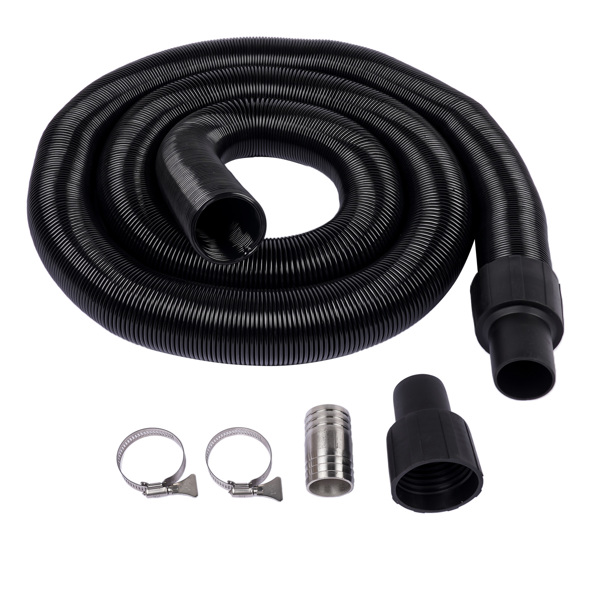 下水道软管 28FT RV Macerator Hose Sewer Kit Replacement for Thetford Sani-Con Turbo 400S 700 1-1/2 Inch-1