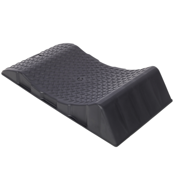 4个装轮胎保护坡道，汽车轮胎坡道，防滑硬塑料设计，带收纳袋，黑色-1