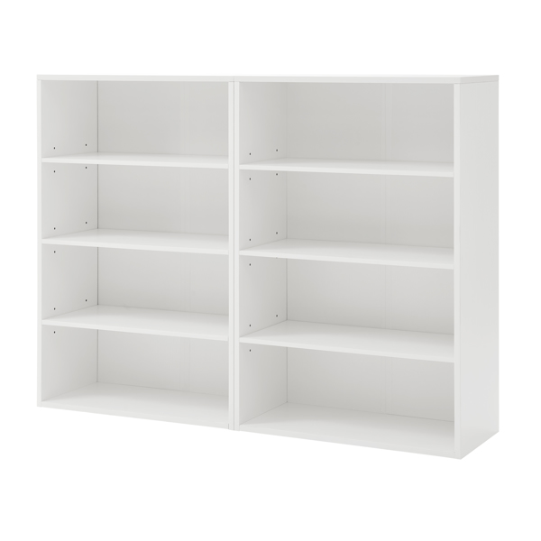 CD/DVD收纳柜，书架，可调节8层置物架，展示书架，适用于家庭和办公室，多功能双层书架，可拆分成两个4层置物书架。--不支持self-pick up且不支持指定仓库发货-15