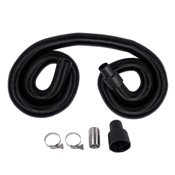 下水道软管 28FT RV Macerator Hose Sewer Kit Replacement for Thetford Sani-Con Turbo 400S 700 1-1/2 Inch-2