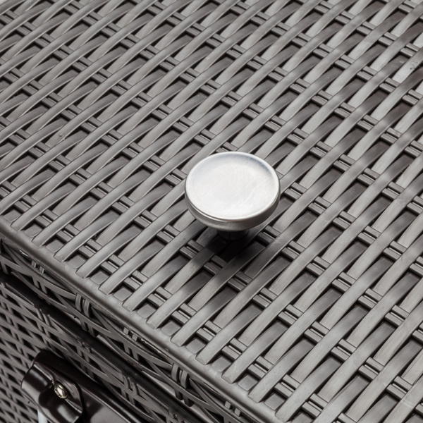 冷冻推车-编藤方形腿款-23