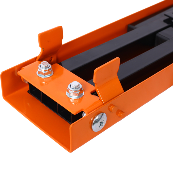 两件装折叠式便携式工作台，带快速展开支腿和便捷提手，重型钢制锯架，适用于车库、工作室，已组装完毕，橙黑配色--不支持self-pick up-15