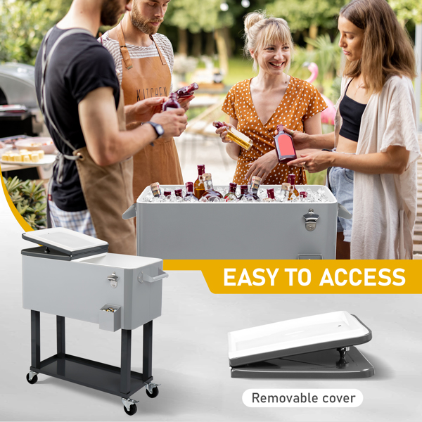 冷冻推车-铁喷塑款-5