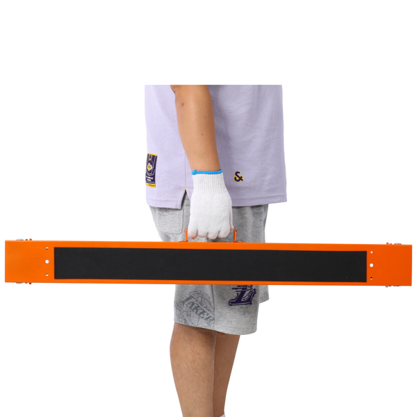 两件装折叠式便携式工作台，带快速展开支腿和便捷提手，重型钢制锯架，适用于车库、工作室，已组装完毕，橙黑配色--不支持self-pick up-9