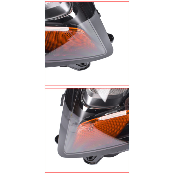 大灯 Driver + Passenger Side LED Headlight Assy Non-AFS W/O DRL Replacement for Mazda CX-90 23-25 KR9D-51-030 KR9D-51-040-9