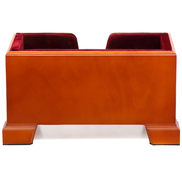 4/4大提琴底座 自然红棕色 大提琴配件-2