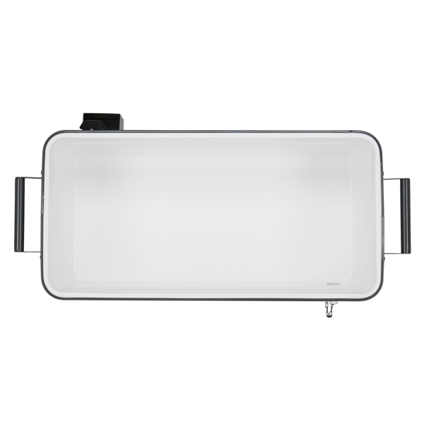 80QT 深灰色 冷冻保温推车 87.5*91*38.5cm 长方形 塑料箱体 铁脚管 冷冻保温-33