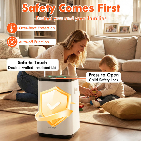 白色23L毛巾加热器450W快速加热，便携式紧凑型毛巾加热器，适用于浴室水疗家用-10