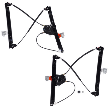 玻璃升降器 2X Rear Door Window Regulator W/O Motor Replacement for 2003-2013 Maserati Quattroporte M139