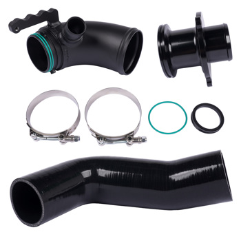 进气软管 Turbo Inlet Elbow + Air Intake Turbo Muffler Delete+Silicone Hose Replacement for VW MK7 Golf KD1088BK KD1089BK