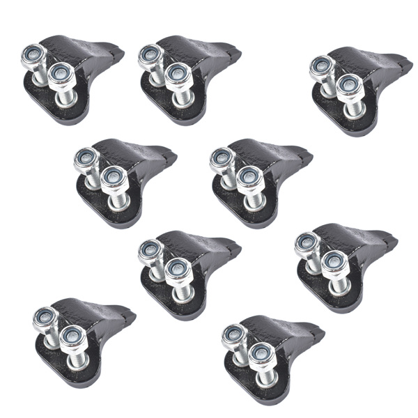 高速切割齿 9Pcs Carbide High Speed Cutting Teeth Kit Replacement for Power King Stump Grinder Model PK0803,DK2 Stump Grinder Model OPG777-5