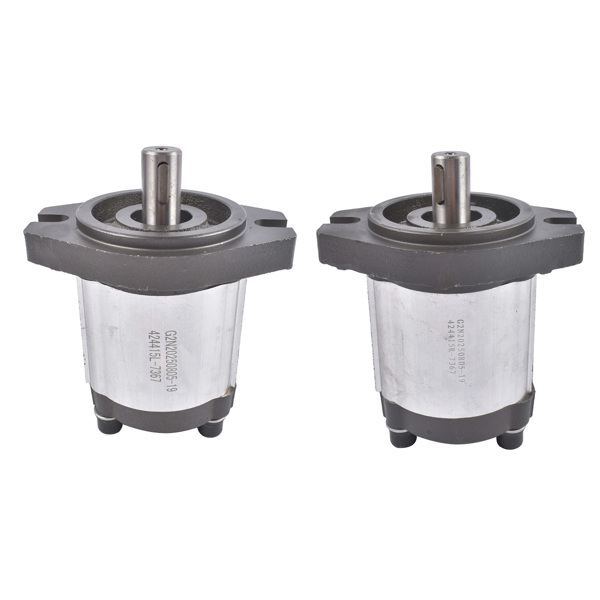 液压泵 2x Hydraulic Gear Pump Cast Iron Counter-Clockwise & Clockwise 3/4" Keyed Shaft-1