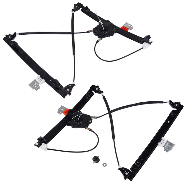 玻璃升降器 2X Rear Door Window Regulator W/O Motor Replacement for 2003-2013 Maserati Quattroporte M139-2