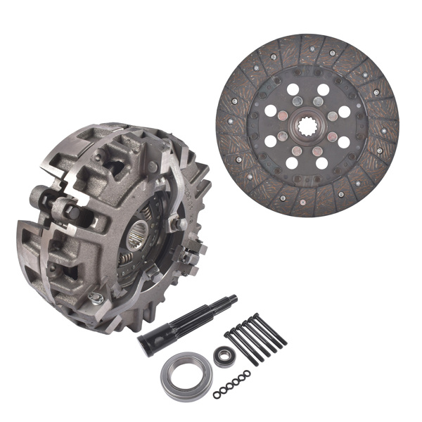 离合器 9" Dual Stage Clutch Kit w/ Bearings Replacement for John Deere 900 950 990 1050 1070 4005 Satoh Yanmar YM330 YM336 YM4300 CH18376 LVA801352-6