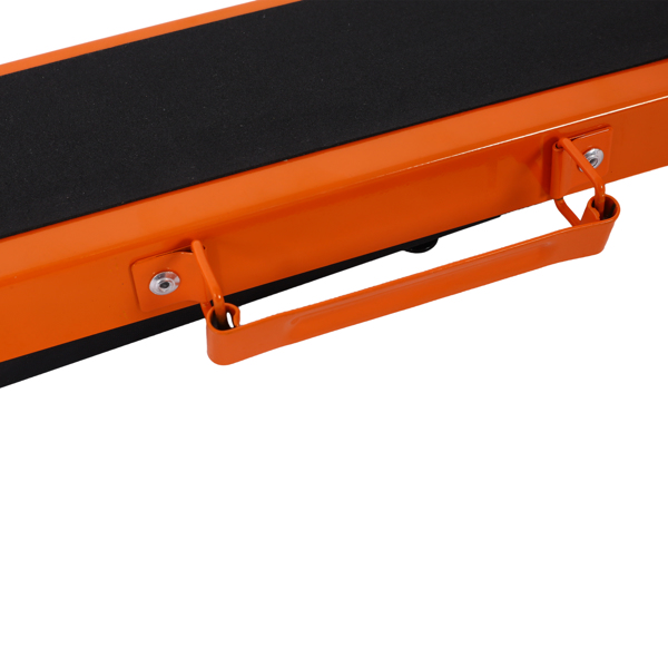 两件装折叠式便携式工作台，带快速展开支腿和便捷提手，重型钢制锯架，适用于车库、工作室，已组装完毕，橙黑配色--不支持self-pick up-12