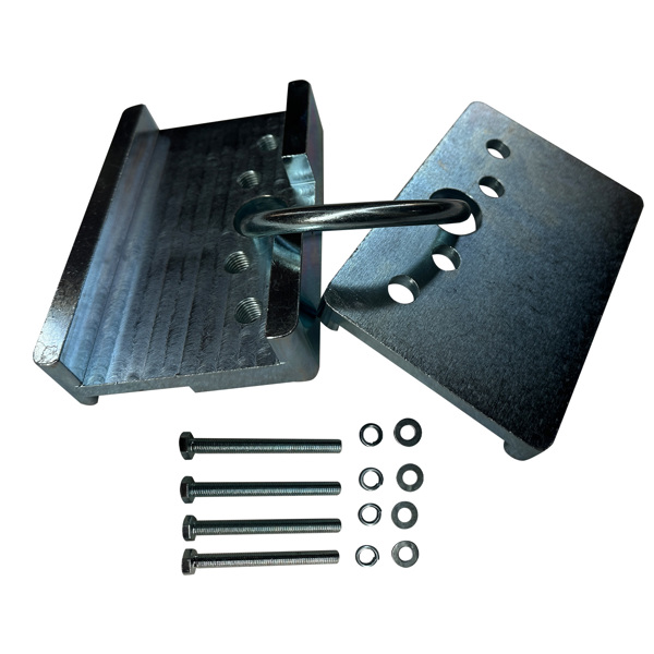 屋顶锚夹 2-Way Standing Seam Roof Anchor Clamp, 5000lbs Breaking Strength Replacement for 24 Gauge Vertical Seam Metal Roofs or Fixed Ladders,Roof Anchor with O-Ring and Bolts-9