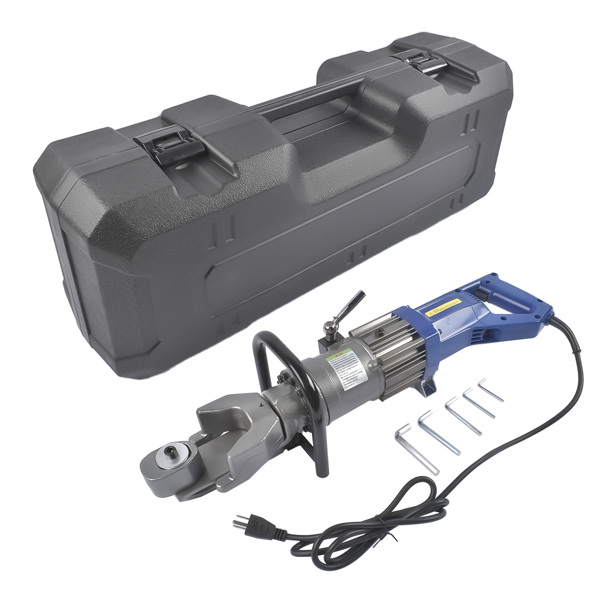 钢筋弯曲机 5/8'' Electric Hydraulic Rebar Bender HRB-16, 900W 110V Portable Rebar Bending Maching Bending 4-16mm Rebar Bending Angle 0-130 Degrees, with Positioning Bolt-6