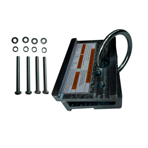 屋顶锚夹 2-Way Standing Seam Roof Anchor Clamp, 5000lbs Breaking Strength Replacement for 24 Gauge Vertical Seam Metal Roofs or Fixed Ladders,Roof Anchor with O-Ring and Bolts-2