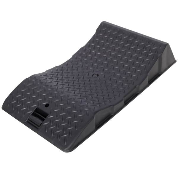 4个装轮胎保护坡道，汽车轮胎坡道，防滑硬塑料设计，带收纳袋，黑色-8