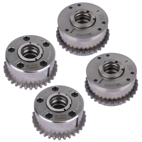 凸轮轴调节器套装 4X Camshaft Phaser VVT Replacement for Jeep Wrangler Dodge Durango Chrysler Pacifica 3.6L-2