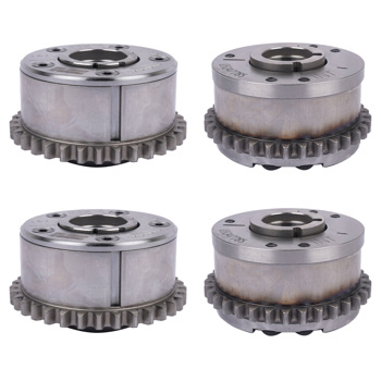 凸轮轴调节器套装 4X Camshaft Phaser VVT Replacement for Jeep Wrangler Dodge Durango Chrysler Pacifica 3.6L