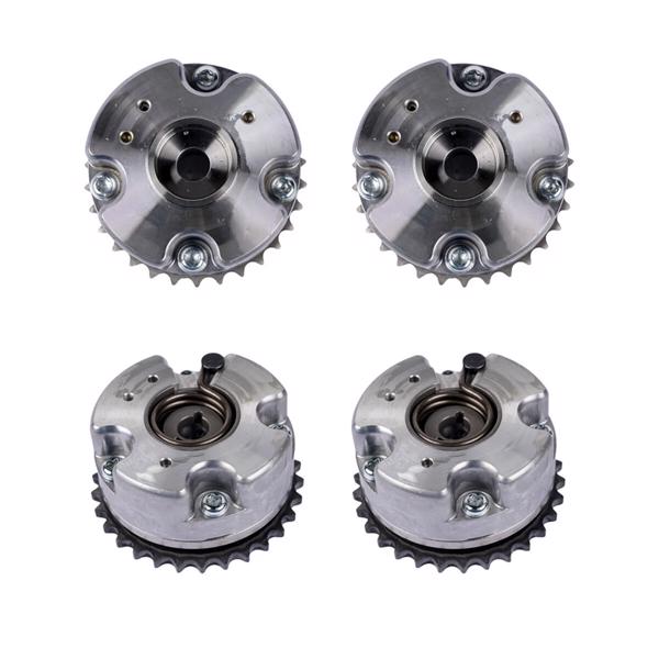 凸轮轴调节器 2x Intake & 2x Exhaust Camshaft Adjuster Replacement for Audi A6 A8 Q7 R8 VW Touareg 4.2 FSI 06E109084K 06E109083L-4
