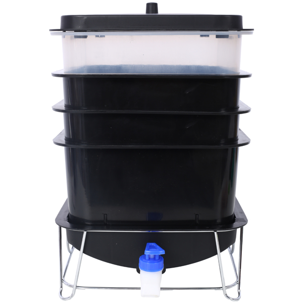 蚯蚓堆肥箱，四层式蚯蚓堆肥箱 - 用于家庭厨余垃圾回收利用（四层，20升）--不支持self-pick up且不支持指定仓库发货-5