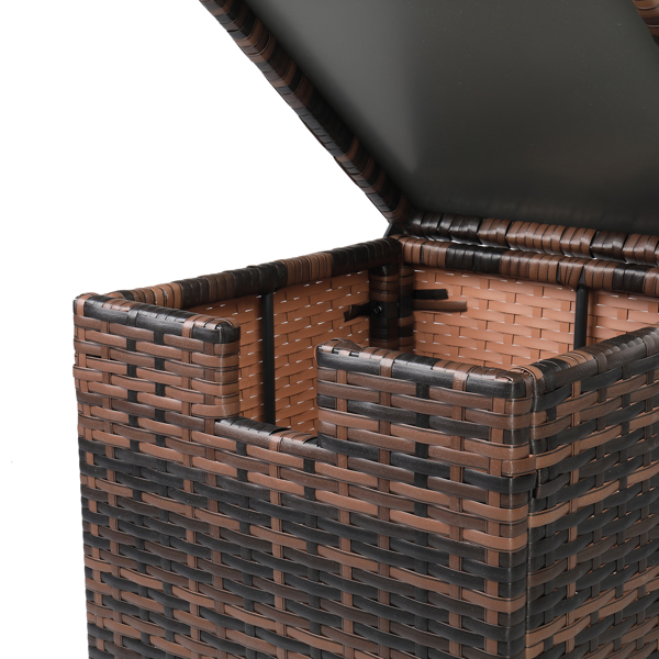 【替换95812680】燃气瓶收纳 棕色渐变 编藤边桌-27