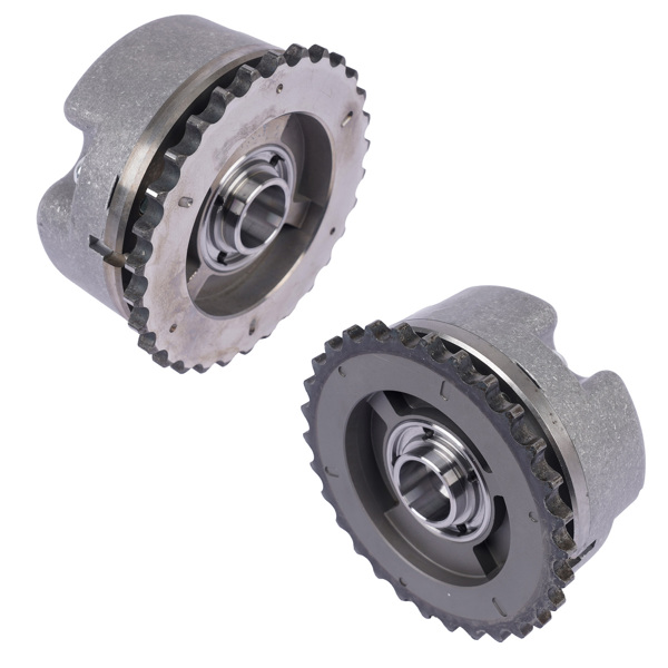 亚马逊禁售 凸轮轴调节器 2Pcs Intake & Exhaust Camshaft Adjusters Replacement for Audi A4 A6 Q5 R8 3.2 FSI VW Touareg 06E109083M-6