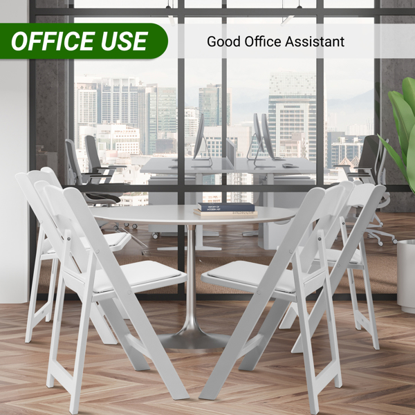 【替换15868578】4pcs 全塑带垫子 白色 庭院全塑折叠椅-19