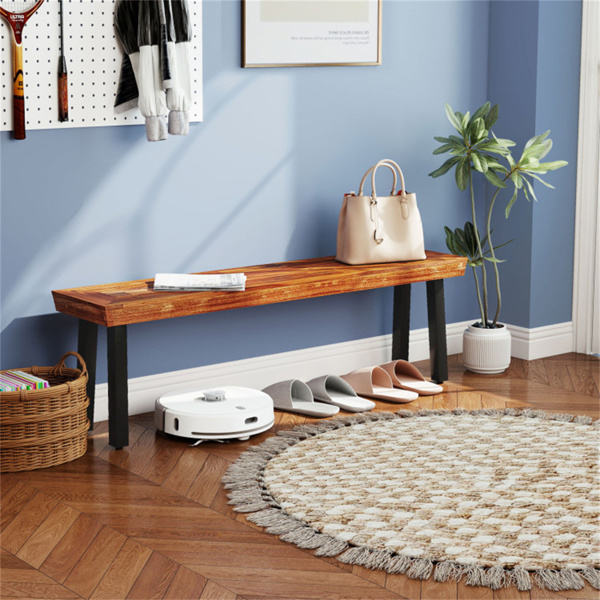 多功能相思木花园长椅，可调节脚垫户外餐桌-5