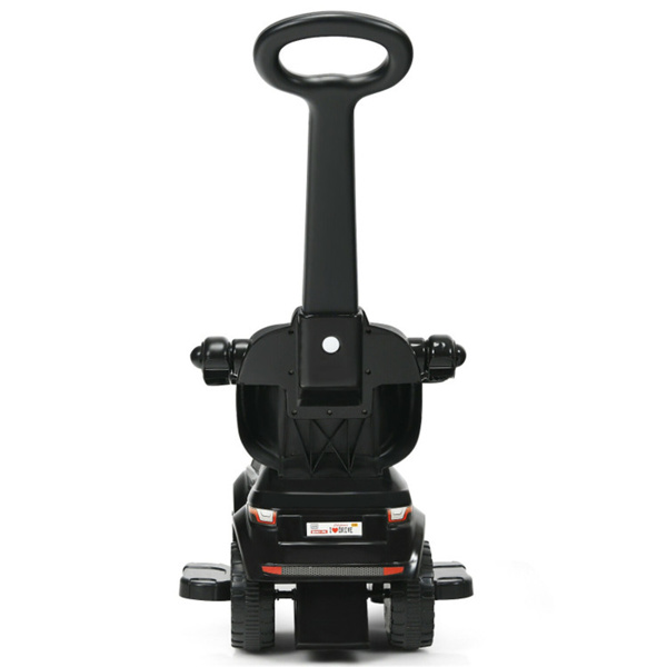 3合1儿童乘坐推车12-36个月可拆卸把手防滚翻板喇叭音乐黑色-3