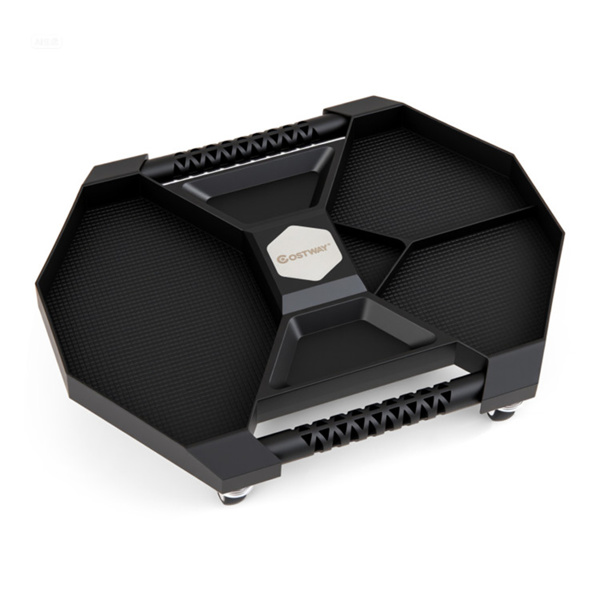 滚动工具爬行器PP PVC储物盒，带360°旋转脚轮，30LBS容量-2