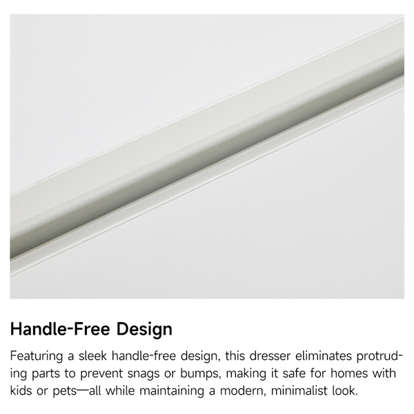 白色  P2刨花板  160*40*80cm 三层九抽 抽屉柜 现代 1pcs-15