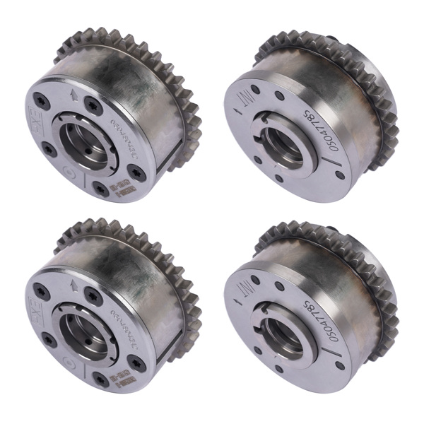 凸轮轴调节器套装 4X Camshaft Phaser VVT Replacement for Jeep Wrangler Dodge Durango Chrysler Pacifica 3.6L-6