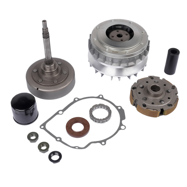 湿式离合器套件 Wet Clutch Shoe Kit Drum Housing Primary Sheave Replacement for Hisun Bennche Excalibur UTV 91103-F39-0000-2