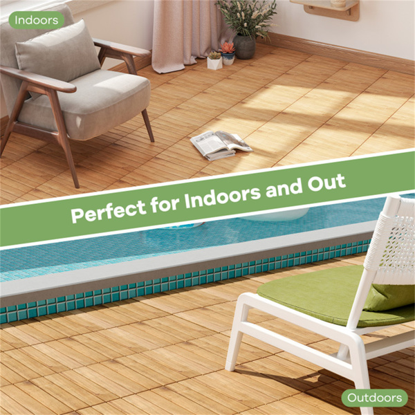 30包相思木联锁甲板瓷砖12“x12”自然庭院花园游泳池快速排水-9