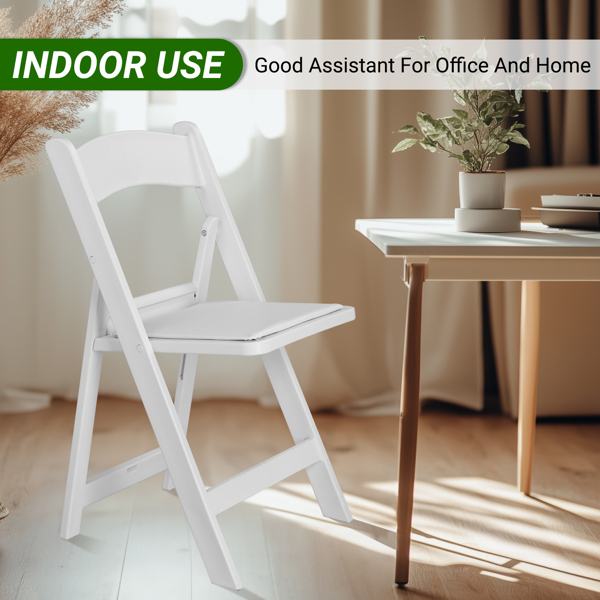 【替换15868578】4pcs 全塑带垫子 白色 庭院全塑折叠椅-18