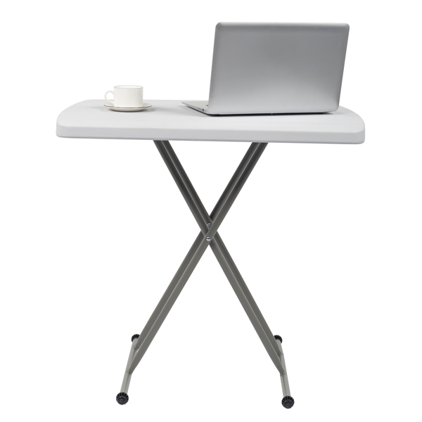 【替换59374361】30*20in 白色 可升降 庭院塑料折叠桌-51