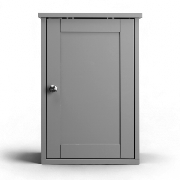 灰色 P2密度板喷漆 34.6*20*50cm 单门一搁架 浴室壁柜-10