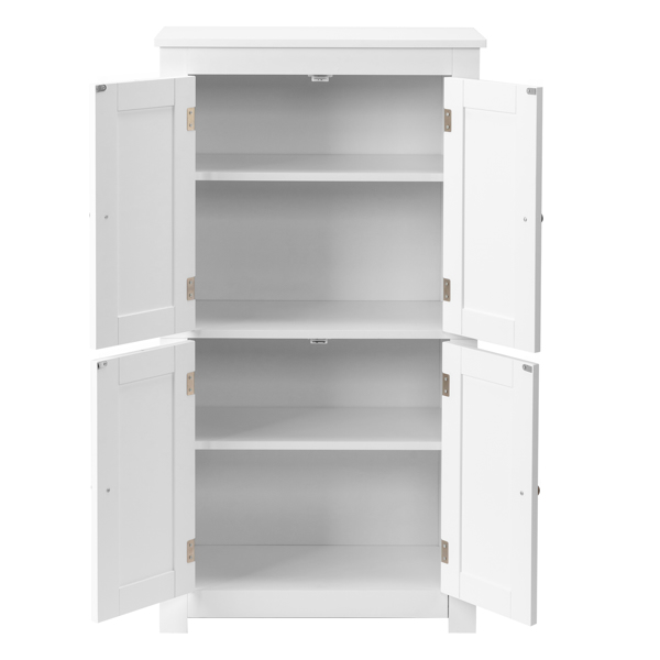 白色  密度板喷漆 竖纹 60*30*110cm 4门 浴室立柜-2