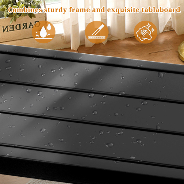 【替换92798956】黑色 带轮  铁 40 inch 庭院吧桌-6